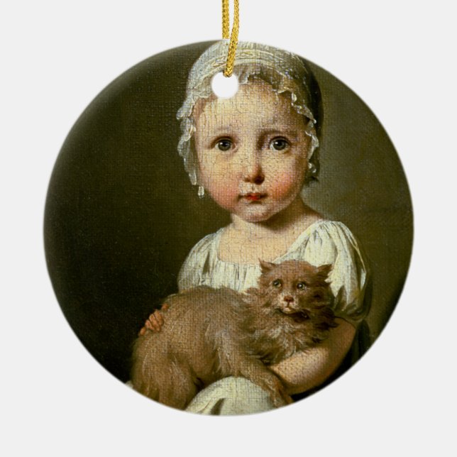 Gabrielle Arnault (1811-72) 1813 (Öl auf Leinwand) Keramikornament (Vorne)