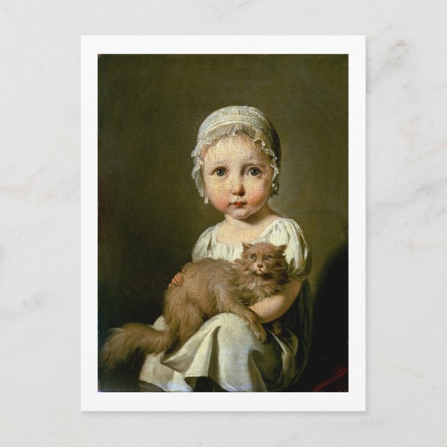 Gabrielle Arnault (1811-72) 1813 (Öl auf Leinwand) Postkarte (Vorderseite)