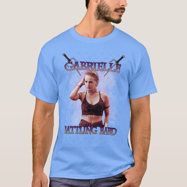 Gabrielle Battling Bard Lightning boy T-Shirt (Vorderseite)