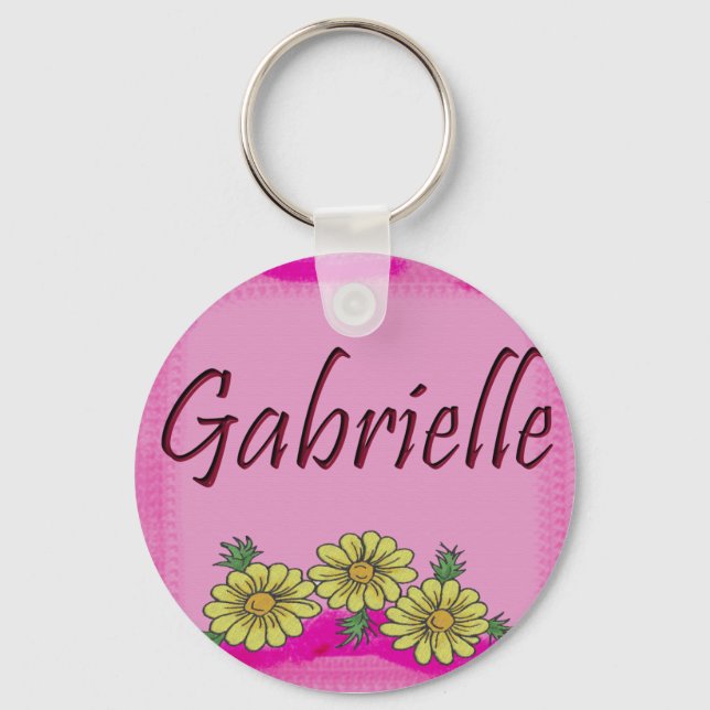 Gabrielle Daisy Schlüsselanhänger (Vorderseite)