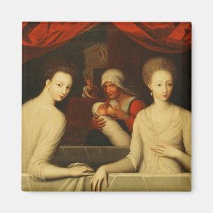 Gabrielle d'Estrees und ihre Schwester Magnet