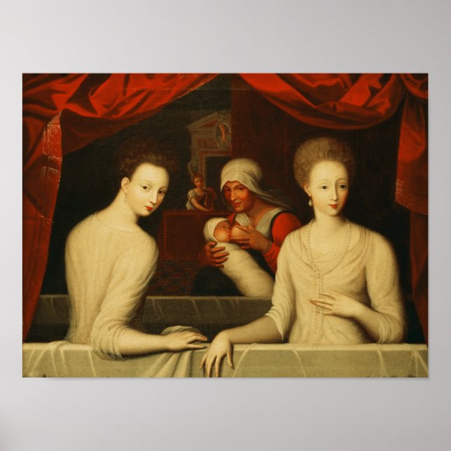 Gabrielle d'Estrees und ihre Schwester Poster (Vorne)