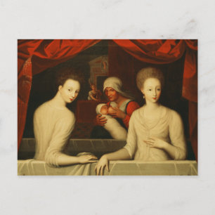 Gabrielle d'Estrees und ihre Schwester Postkarte