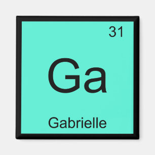 Gabrielle Name Chemie Element Periodensystem Magnet