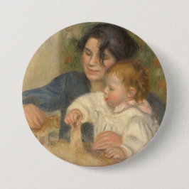 Gabrielle und Jean (von Pierre-Auguste Renoir) Button