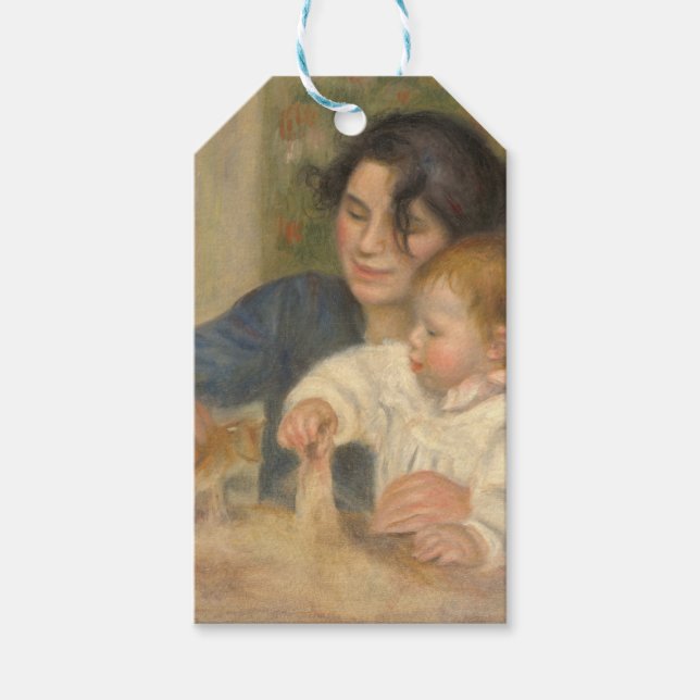 Gabrielle und Jean (von Pierre-Auguste Renoir) Geschenkanhänger (Vorderseite)