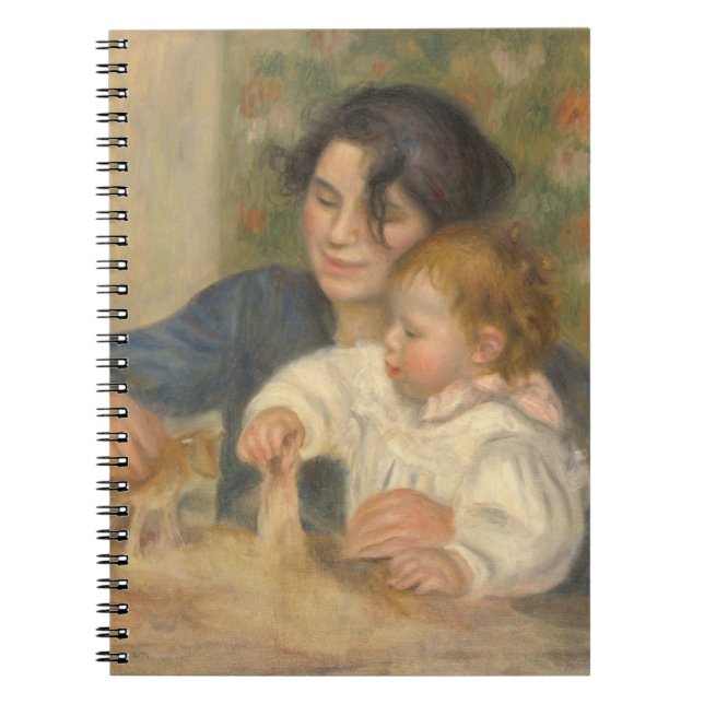 Gabrielle und Jean (von Pierre-Auguste Renoir) Notizblock (Vorderseite)