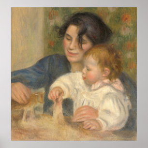 Gabrielle und Jean (von Pierre-Auguste Renoir) Poster