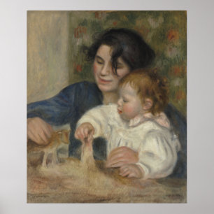 Gabrielle und Jean von Pierre-Auguste Renoir Poster