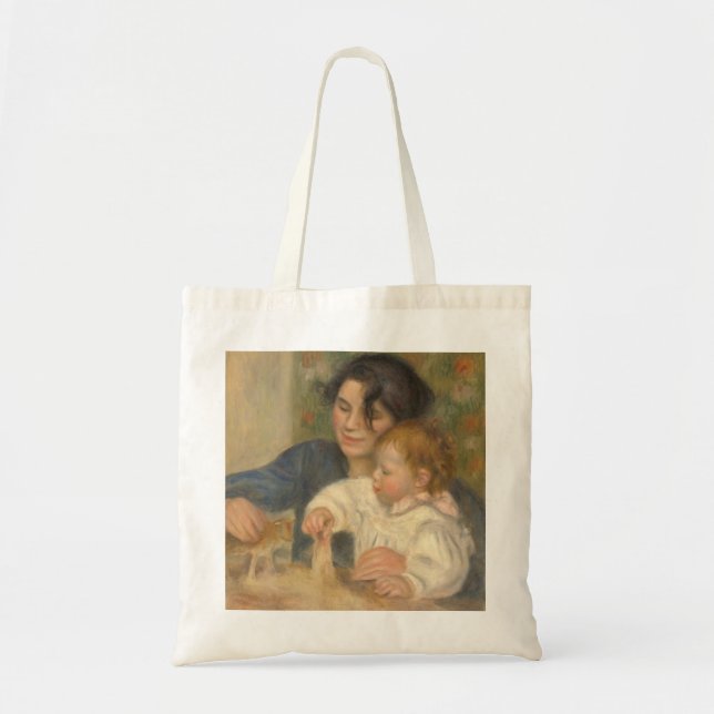 Gabrielle und Jean (von Pierre-Auguste Renoir) Tragetasche (Vorne)