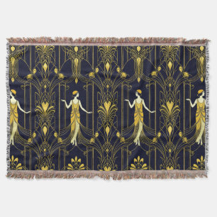 Gabsy Gold- und Schwarz-Dekormuster Decke
