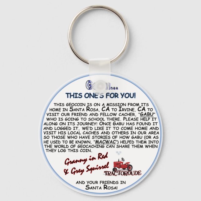 GabuKeychain Schlüsselanhänger (Vorderseite)