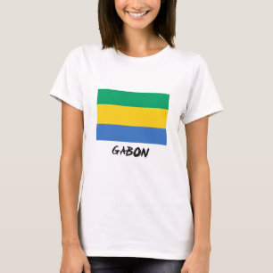 Gabun-Flagge T-Shirt