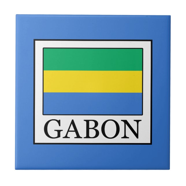 Gabun Fliese (Vorderseite)