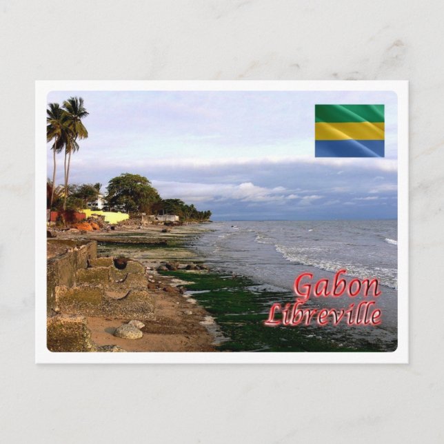 Gabun - Libreville - Postkarte (Vorderseite)