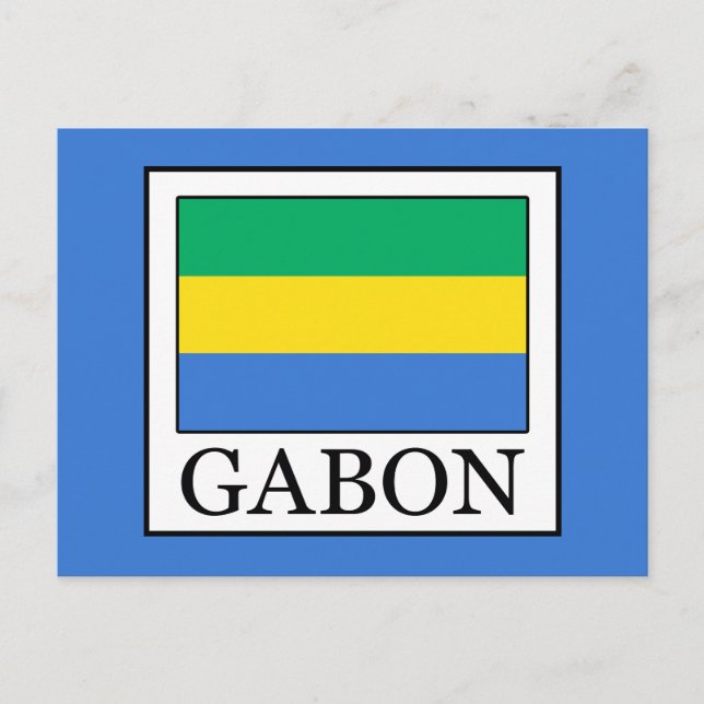 Gabun Postkarte (Vorderseite)