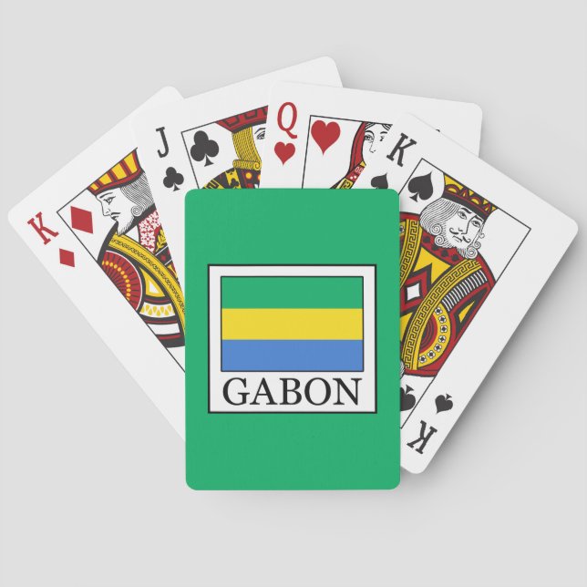 Gabun Spielkarten (Rückseite)