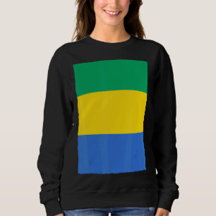 Gabun-Staatsflagge Sweatshirt