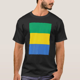 Gabun-Staatsflagge T-Shirt