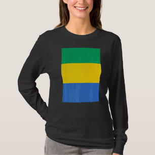 Gabun-Staatsflagge T-Shirt
