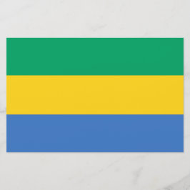 Gabunische Flagge (Gabun) Briefpapier
