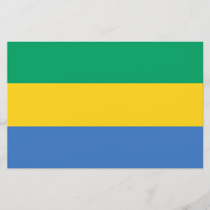 Gabunische Flagge (Gabun) Briefpapier