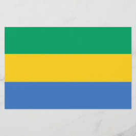 Gabunische Flagge (Gabun) Briefpapier