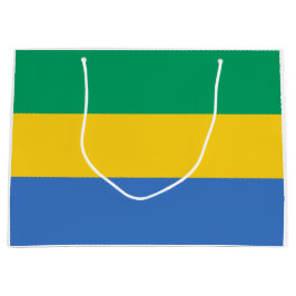 Gabunische Flagge (Gabun) Große Geschenktüte