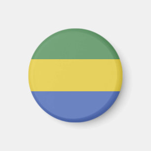 Gabunische Flagge Magnet