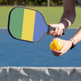 Gabunische Flagge Pickleball Schläger