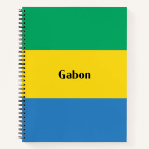 Gabunische Republik Notizbuch