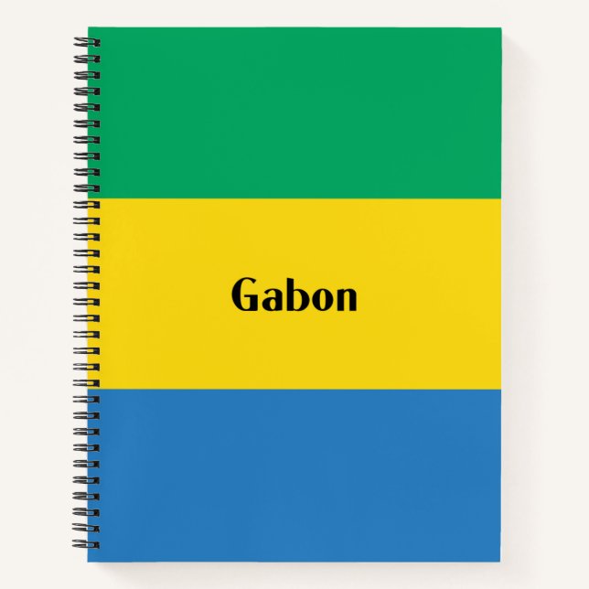 Gabunische Republik Notizbuch (Vorderseite)