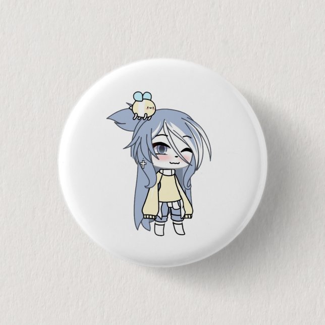 Gacha, Gachalife, Gachaclub, Spiel, Animes, niedli Button (Vorderseite)