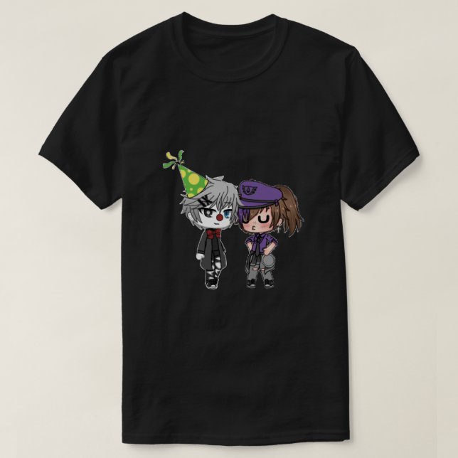 Gacha Life Afton Family - Funny Gacha Life Teen Gi T-Shirt (Design vorne)