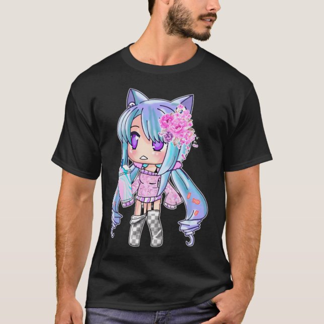 Gacha Life and Gatcha Club Chibi Anime Kawaii Kind T-Shirt (Vorderseite)