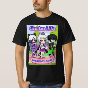 " gacha Life Coloring Book: High-Quality Illustrat T-Shirt