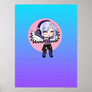 Gacha Series Girl Naomi Luna niedlich Gacha Girl Poster