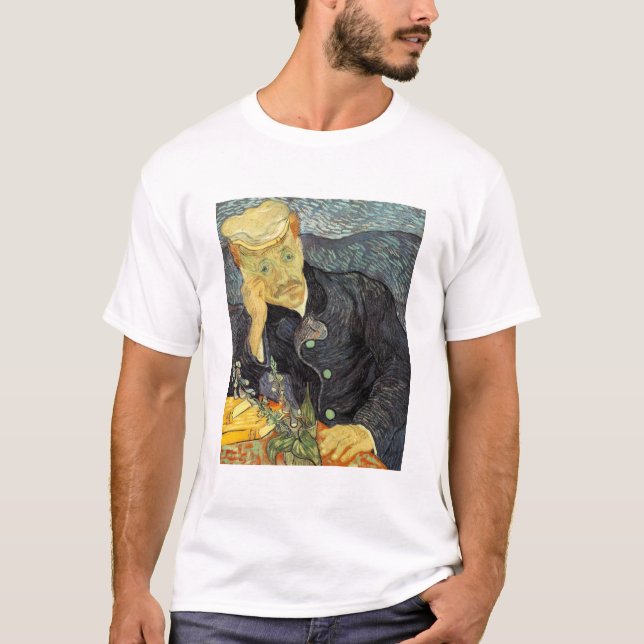 Gachet - Van Gogh - c1890 T-Shirt (Vorderseite)