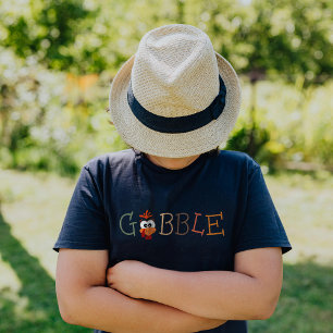 Gackere bis du wackelig lustiges Erntedankfest Tri-Blend Shirt