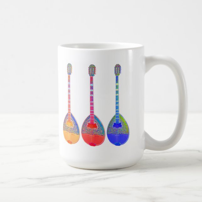 GAD… ZOUKS!! Bunte bouzoukis! Kaffeetasse (Rechts)