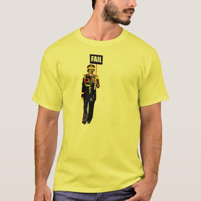 Gaddafi VERSAGEN T - Shirt (Vorderseite)