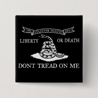 Gadsden"Abstimmungs-Liberalist-" Knopf Button
