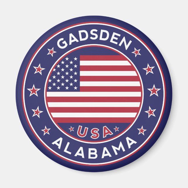 Gadsden, Alabama Magnet (Vorne)