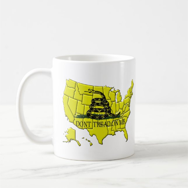 Gadsden America Kaffeetasse (Links)