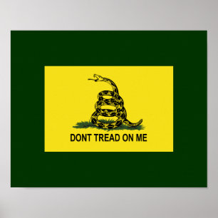Gadsden Flag, die mich nicht befallen hat Poster