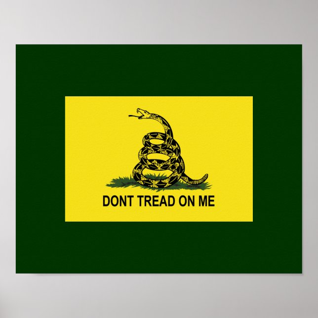 Gadsden Flag, die mich nicht befallen hat Poster (Vorne)