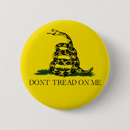 Gadsden Flag (Don't Tread on Me) (Schlangenflagge) Button