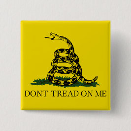Gadsden Flag (Don't Tread on Me) (Schlangenflagge) Button