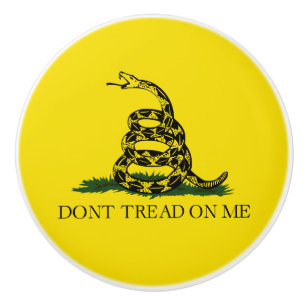 Gadsden Flag (Don't Tread on Me) (Schlangenflagge) Keramikknauf