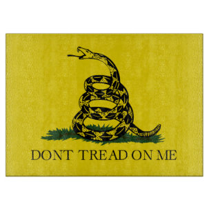 Gadsden Flag (Don't Tread on Me) (Schlangenflagge) Schneidebrett